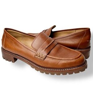Madewell Brown Leather Loafers
